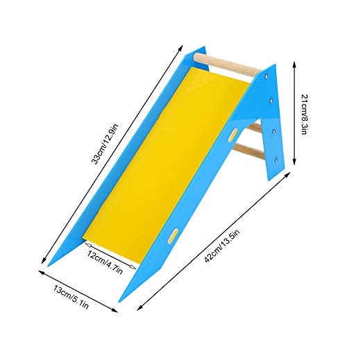 Image of Bird Slide Parrots Toy Training Climb Slide Toys Crawling Ladder for Small Birds Intelligence Skill