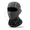 TAGVO Passamontagna Nero per Uomo Donna, Passamontagna da Traspirante Elastico Leggero Antivento Protezione UV, Balaclava Cappello Maschera da Sci Moto Ciclismo Invernale
