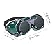 Abaodam Welding Goggles Adjustable Strap Eye Protection Vintage Steampunk Style for Industrial Use and Cosplay