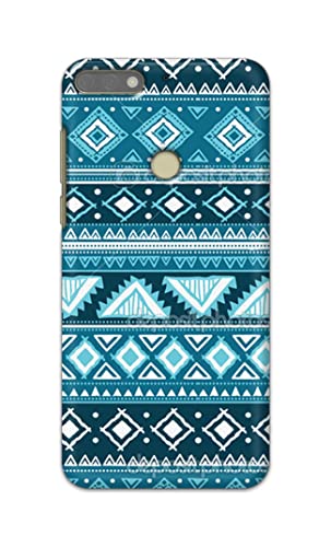 Image of PRINTFIDAA Coloured Tribal Pattern Hard Back Cover for Honor 7C / Huawei Y7 Prime (2018) / Y7 (2018) / Nova 2 Lite Back Cover -(P6) KAT1008