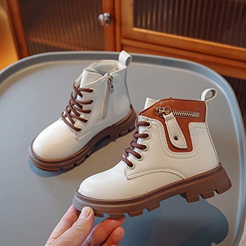 Little Girls Soft Sole Boots Kids Shoes Solid Color Short Boots Shoes Fashion Non Slip Breathable Nude Boots2