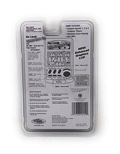 No Limit Texas Hold'em Poker Handheld Video Game - Image 3