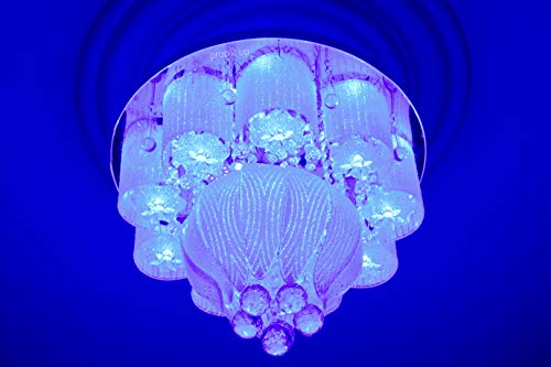 Image of Prop It Up LED Chandelier, White, Round