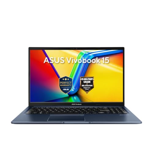 ASUS Vivobook 15 M1502NAQ-BQ034W Laptop | AMD Ryzen™ 5 150 Processor | 16GB DDR5 RAM | 512GB 4.0 SSD | 15.6" FHD IPS Display | AMD Radeon™ 660M Graphics | Win11 Home | Eng/Ar Keyboard | Blue