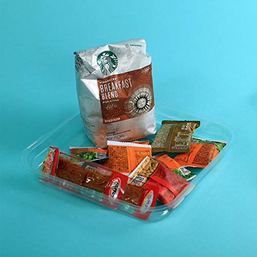 Ultraoutlet 20-Pack Square Plant Saucer 8 Inch Plastic Plant Trays Pot Saucers For Plants Clear Pot Drainage Tray Plant Plate To Catch Water, Bulk #TOP5