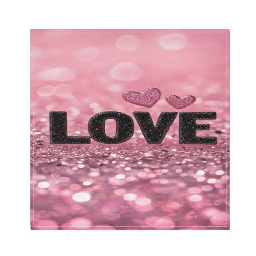 Servilletas de Tela con Corazones Love Hearts Pack 6 miniatura 1