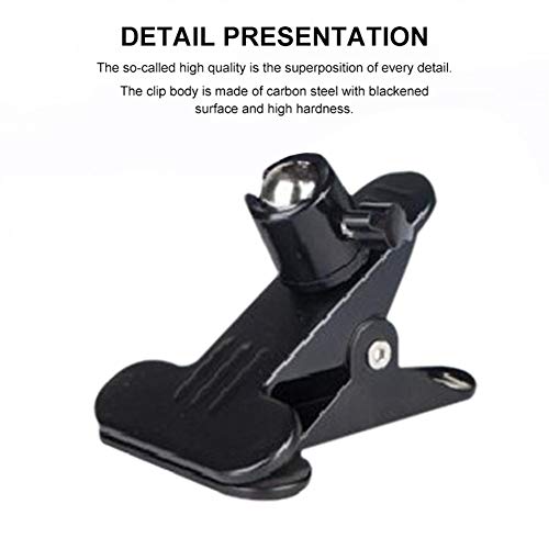 luz LED 20 cm com suporte clipe, para streaming ao vivo e vídeo do YouTube, luz maquiagem mesa regul