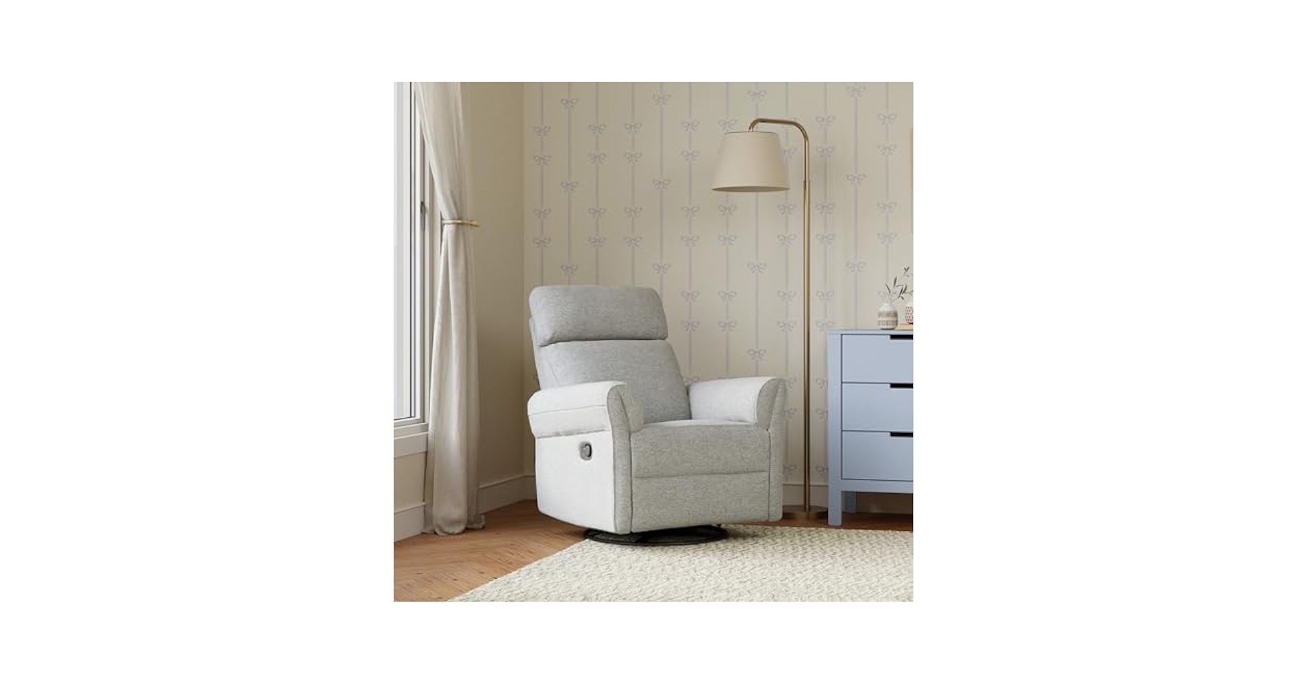 Amazon.com: DaVinci Suzy Flex Nursery Recliner and Swivel