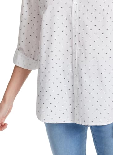 Image of Gloria Vanderbilt Women's Amanda Oversized Button Down Shirt with Roll-tab Sleeves