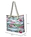 DonDon Bolso de playa grande impermeable con cremallera bolso de hombro Estilo Hawaiano Imagen de DonDon Bolso de playa grande impermeable con cremallera bolso de hombro Estilo Hawaiano