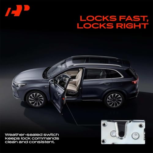 Image of A-Premium Rear Left Driver Side Door Lock Actuator Compatible with Cadillac SRX 2010-2016 & Chevrolet Chevy Volt 2011-2015, For Model with Anti-Theft System
