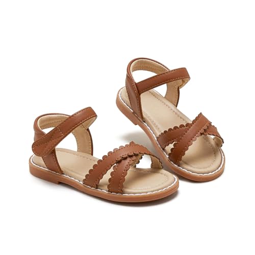 Image of ESTINE Girls Sandal Dress Shoe for Toddler /Little Kid Party School Shoe