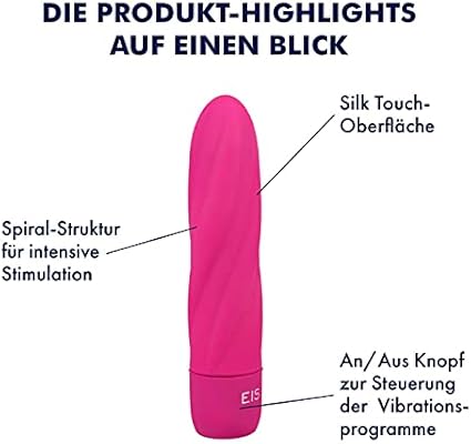 EIS, vibrador «Jinete de las olas», 10 programas, silicona hipoalergénica, impermeable, rosa