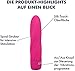 EIS, vibrador «Jinete de las olas», 10 programas, silicona hipoalergénica, impermeable, rosa