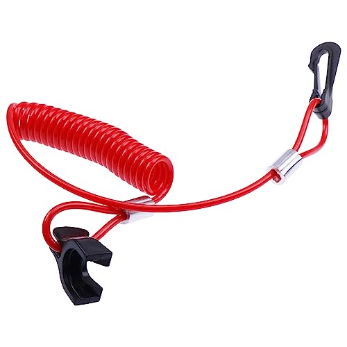 Holdia 176288 0176288 Emergency Stop Switch Safety Lanyard Cord Fits For Johnson Evinrude OMC Outboard Motors
