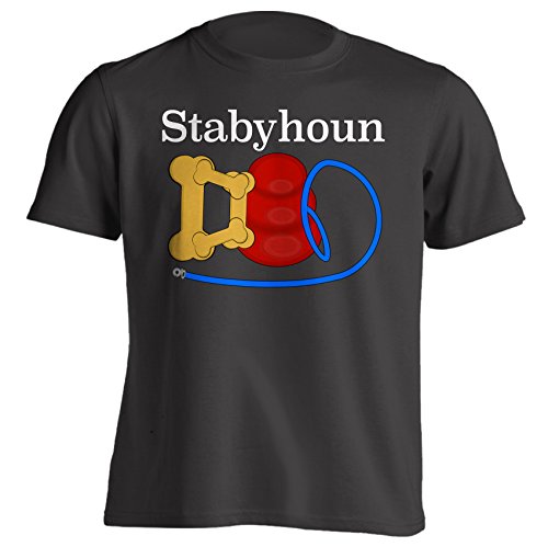 Funny Stabyhoun Dad Dog Breed T-Shirt - Black - LG