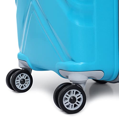 Image of Polypropylene 360 Degree Small Suitcase /Cabin-Luggage / 20 inch inch /Size 55 cm /Hard-Sided Luggage Trolley Bag /Model-X /Colour Green / 360 Rotating / 8 Wheels /Brand : Trumpkin