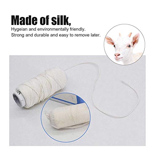 Image of Zerodis 3pcs Veterinary Suture Thread, Vet Veterinary Suture Thread Pig Cattle Animal Surgery Special Seam Surgical Suture Line(No. 18 Suture)