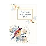 Hallmark Business 25 Pack Bulk Spanish Sympathy Cards (Sincere Condolences)