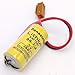 LITKEQ (Pack of 2) BR-2/3A 3V BR17335 PLC Lithium Battery 1600mAh for Fanuc A98L-0031-0006 System Battery,Industrial Backup Replacement Lithium Battery