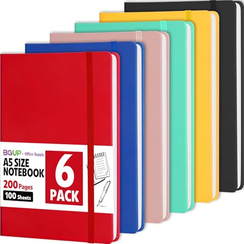 Carnet ligné A5 de qualité supérieure à couverture rigide pour écriture soignée