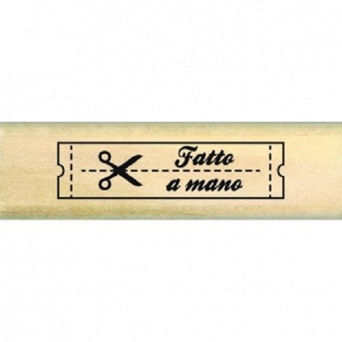 Florilges FIB114009 Scrapbooking Stamps-Etichetta Fatto Mano-Beige 2 x 7 x 2.5 cm