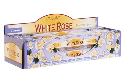 Ya en mundofriki.es: DRW Incienso Varilla Aroma Rosa Blanca Varilla 25 cm White Rose (120 Unidades) + estampita San Pancracio