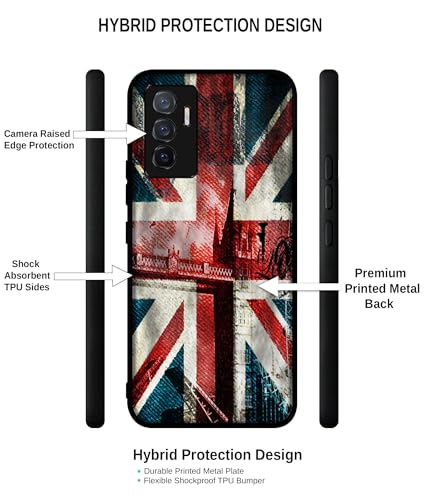 Image of Music Men Design Premium 2D Printed Metal Back Case Cover for Vivo V23E 5G / Y75 4G