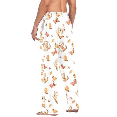 ZZKKO Pajamas Pants for Men Wine Bottle Grape Men's Pajama Bottoms 100% Cotton PJ Pants for Mens S-XXL4