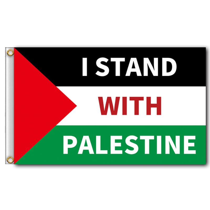 Palestinian Freedom Flag 3x5ft Polyester Banner Kids Party Backdrop Gifts Color:Palestinian Freedom Flag