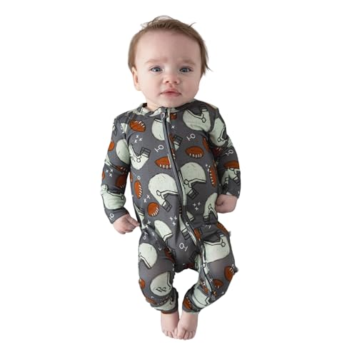 Image of Posh Peanut Convertible Baby Sleepers - Boys Footless Baby Pajamas with 2 Way Zipper for Easy Diaper Changes