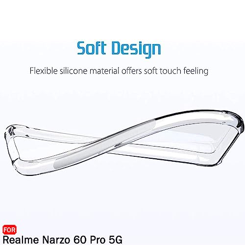 Image of TheGiftKart Crystal Clear Back Cover Case for Realme Narzo 60 Pro 5G | Shockproof Soft TPU Case | Cushioned Edges for Ultimate Protection Back Cover Case for Realme Narzo 60 Pro 5G (TPU, Transparent)