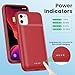 Feob Battery Case for iPhone 11/XR,[2025 Upgraded] 7500mAh Ultra-Slim Portable Extended Charger Case Cover for iPhone 11/XR Charging Case (6.1 Inch)-Red