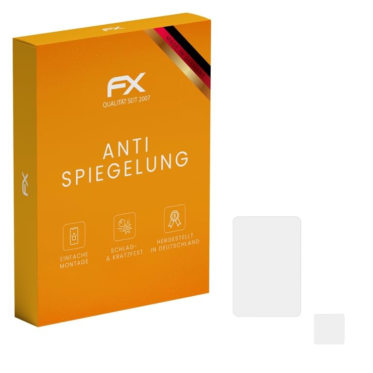 atFoliX Screen Protector compatible with GoPro Hero7 Black Screen Protection Film, anti-reflective and shock-absorbing FX Protector Film (Set of 3)