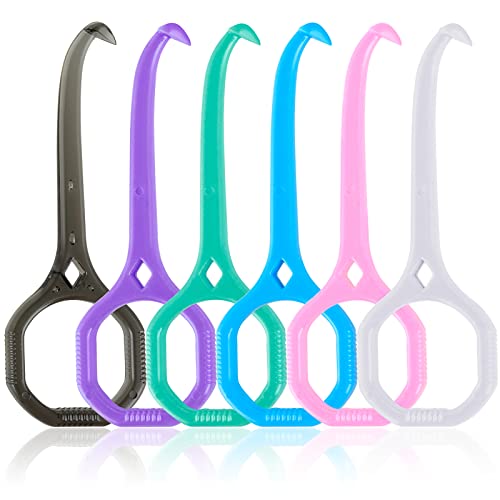 TIESOME 6 Stück Aligner Entfernungswerkzeug, Unsichtbare Zahnentfernung, Aligner Removal Tool Zahnspange Haken Zahnspange Entferner für Unsichtbare Zahnspangen Mundpflege (6 Farben)