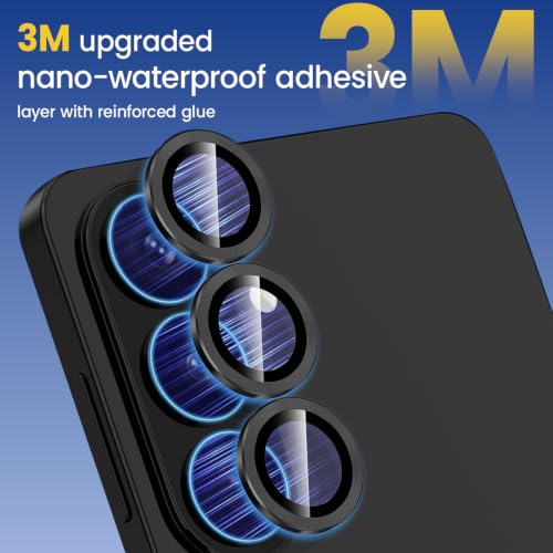 Image of Czartech Camera Lens Protector for Samsung Galaxy S26 / S26+ (Black) | Anti-Scratch, HD Clear Camera Tempered, Bubble-Free Glass, Easy Installation, 9H Hardness, Case-Friendly