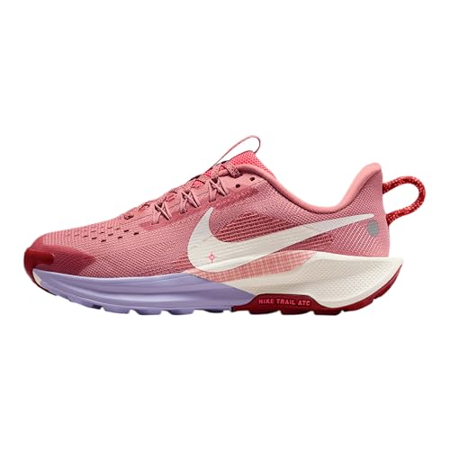 Nike Pegasus Trail 5 Big Kids' Running Shoes (FV5638-600, Red Stardust/Sail/Lilac Ice/Mars Stone)