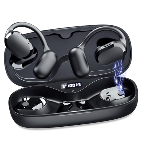 Seflorgo Open-Ear True Wireless Earbuds, IP67 Wasserdicht Ear Buds mit Dual DSP Noise Cancelling Mikrofon, Bluetooth 5.4 Kopfhörer, LED Ladehülle, 40 Std. Spielzeit Seflorgo Open-Ear True Wireless Earbuds, IP67 Wasserdicht Ear Buds mit Dual DSP Noise Cancelling Mikrofon, Bluetooth 5.4 Kopfhörer, LED Ladehülle, 40 Std. Spielzeit