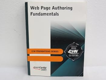 Paperback Web Page Authoring Fundamentals (CIW Foudations Series) Book