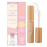 Grande Cosmetics GrandeLASH-Sensitive Peptide Infused Lash Serum for Fuller, Longer-Looking Natural Eyelashes, Enhancing Treatment with Nourishing Botanicals, Cruelty-Free – 6 Week Supply (4mL)