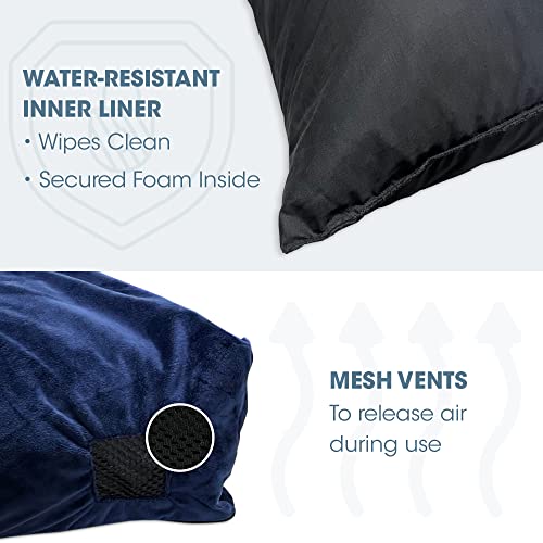 Foamma Crash Pad - (36’’ X 36’’) (3 Feet X 3 Feet) - Sensory Pad With Foam Blocks For Kids And Adults With Extreme Comfortable Fabric And Washable Cover, Ideal For Kids To Jump, Play Or Relax #TOP2