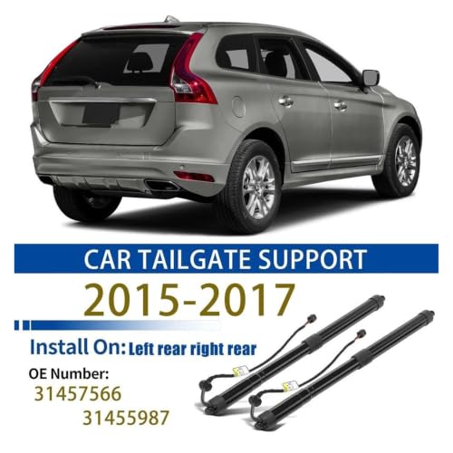 Tige de support hayon Volvo XC60 avec motorisation électrique fluide 1 paire