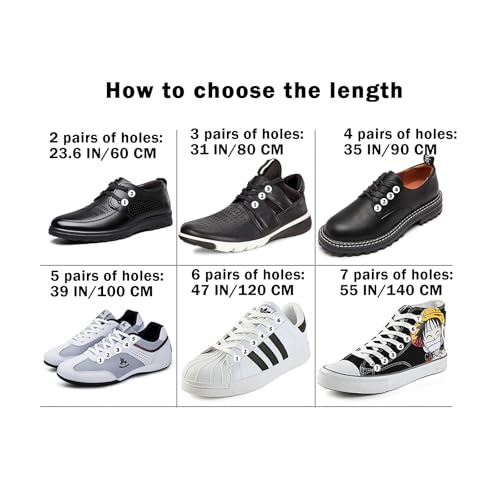 Fozobaiy Lacets plats de baskets, 8 mm de large pour baskets, lacets de chaussures de sport de qualité supérieure, lacets de rechange pour lacets de sport athlétiques, Orange, 47 inch/120cm(2 Pair) – vue 3