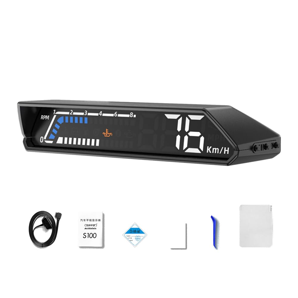Pantalla de coche digital para solucionar fallos de temperatura de agua y voltaje 7