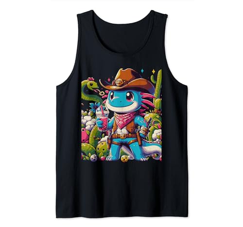 Thé Boba Fiesta Kawaii Cowboy Dragon Boba Débardeur