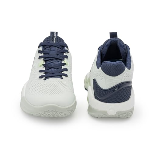 Image of Red Tape Men's Sneakers White Grey KPU Round Lace-Up Flexible Support