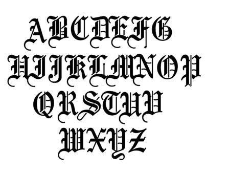 Amazon.co.jp: 古い英語スタイルフォントアルファベットステンシル
