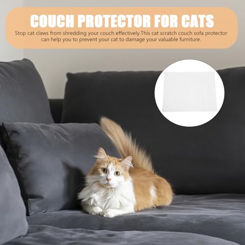 Protector para sofá para arañazos de gato TOYANDONA de vinilo resistente y lavable 6