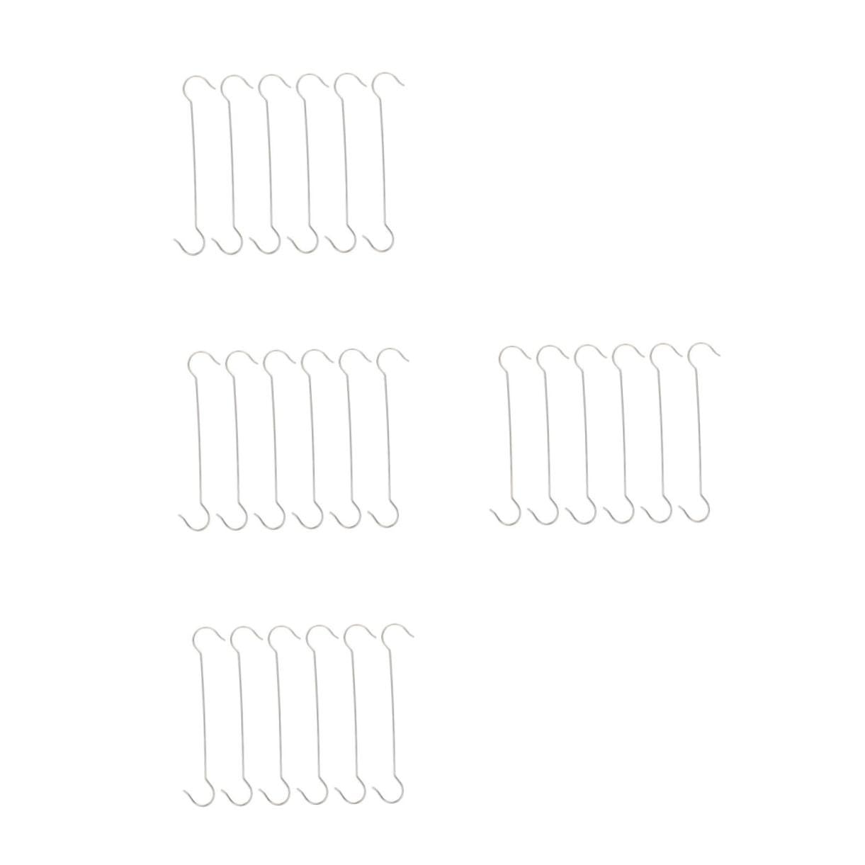 Yardwe 4 Set Allacciare Fioriera per Piante da Esterno Appendiabiti per Mangiatoia per Uccelli Ganci Pesanti Staffa per Piante Sospese Ganci di Estensione Acciaio Inossidabile 6 Pezzi * 4