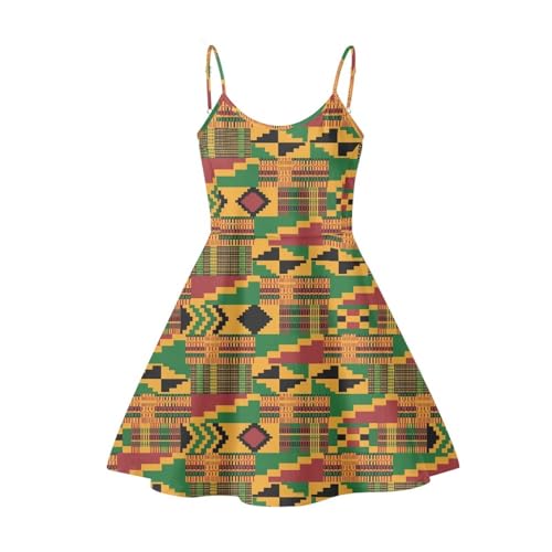 Image of Coloranimal Women's Summer Sleeveless Casual Swing Dresses with Loose Fit Beach Sundress